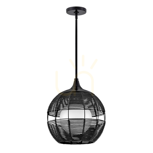 Kontrola Malé závěsné svítidlo MADDOX - 1 světelný zdroj - Black QUINTIESSE