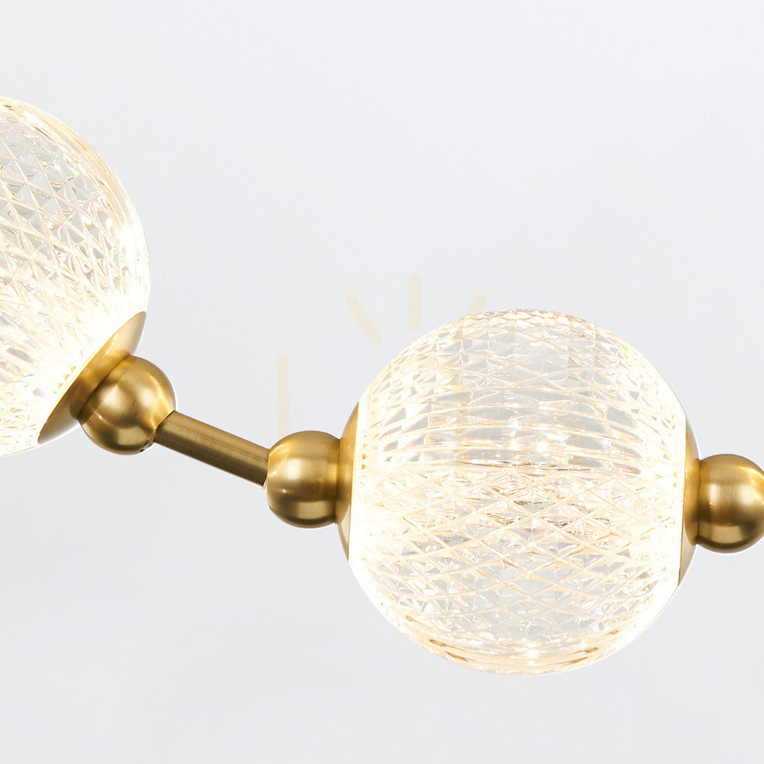 Pohled MARNI LED závěsné svítidlo - Přírodní mosaz QUINTIESSE MARNI LED závěsné svítidlo - Přírodní mosaz QUINTIESSE