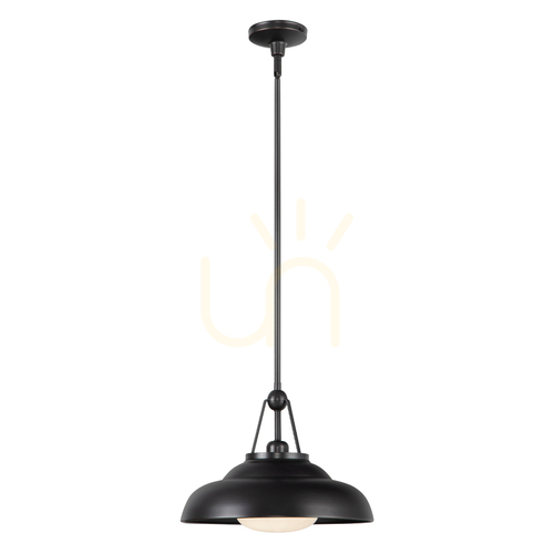 Kontrola Závěsné svítidlo PALMETTO - 1 světelný zdroj - Urban brown QUINTIESSE