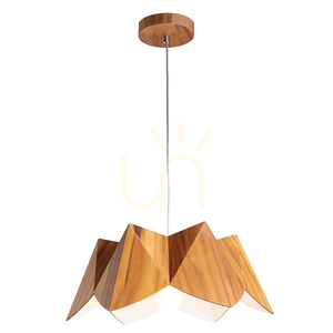 Teakové závěsné svítidlo Quintiesse PHYSALIS QN-PHYSALIS-P-M-TEAK 1×E27 Ø46 cm small 0