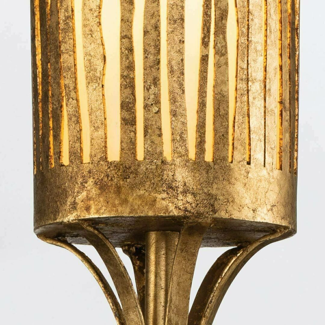 Zobrazit Nástěnné svítidlo SAWGRASS - 1 světelný zdroj - Petal gold QUINTIESSE Nástěnné svítidlo SAWGRASS - 1 světelný zdroj - Petal gold QUINTIESSE