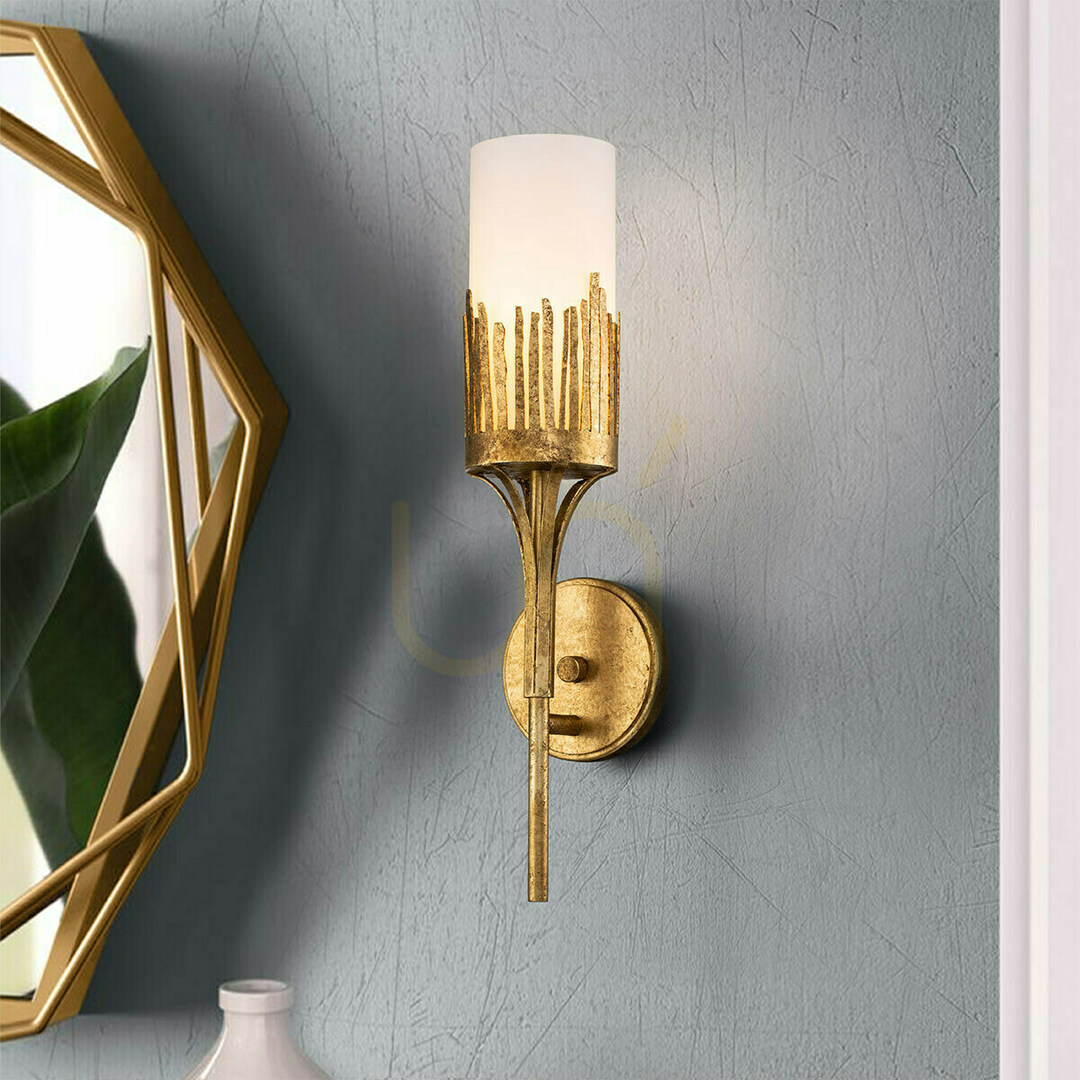 Kontrola Nástěnné svítidlo SAWGRASS - 1 světelný zdroj - Petal gold QUINTIESSE Nástěnné svítidlo SAWGRASS - 1 světelný zdroj - Petal gold QUINTIESSE