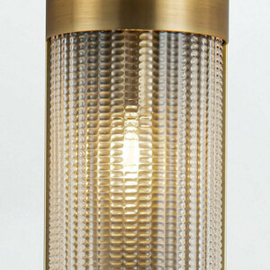 Lineární nástěnné svítidlo WILLARD Quintiesse 2×E27 vintage mosaz prizmatické sklo 46,7 cm small 6