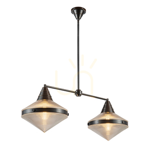 Ostrůvková lampa WILLARD - 2 světelné zdroje - Urban brown QUINTIESSE 1 Ostrůvková lampa WILLARD - 2 světelné zdroje - Urban brown QUINTIESSE small 1