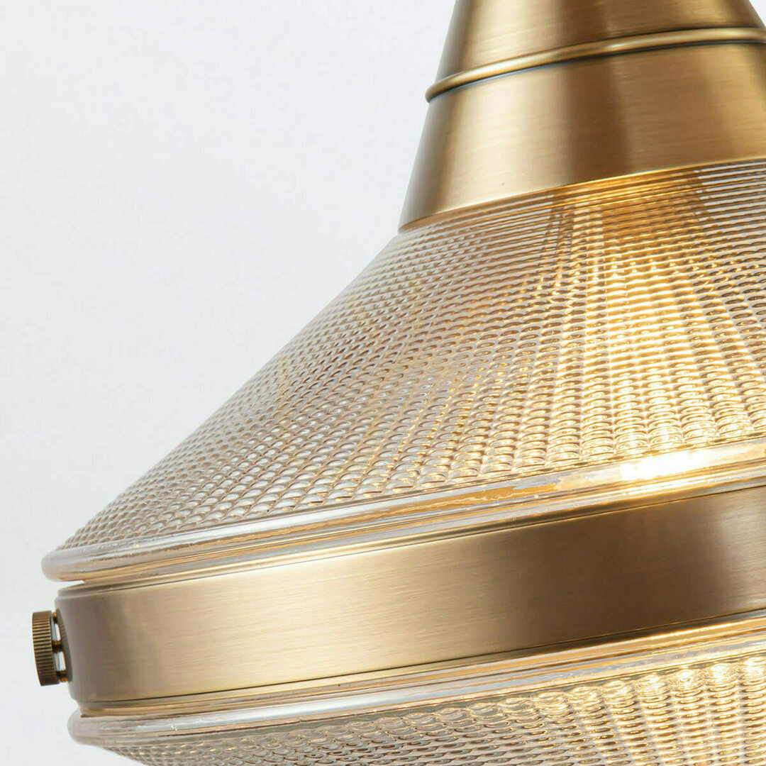 Zobrazit Ostrůvková lampa WILLARD - 2 světelné zdroje - Vintage mosaz QUINTIESSE Ostrůvková lampa WILLARD - 2 světelné zdroje - Vintage mosaz QUINTIESSE