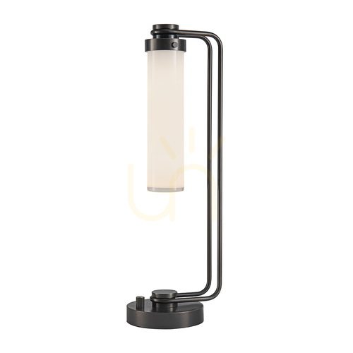 Kontrola WYNWOOD stolní lampa - 1 světelný zdroj - Urban brown QUINTIESSE