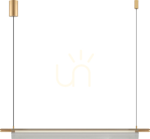 Kontrola Závěsné svítidlo Zuma Line ARCUS DU31835/14W zlatá 1xLED