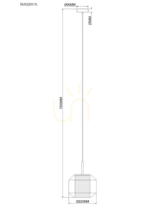 Závěsné svítidlo Zuma Line SOLIX DU32201/1L černé 1×E27 1 Závěsné svítidlo Zuma Line SOLIX DU32201/1L černé 1×E27 small 1