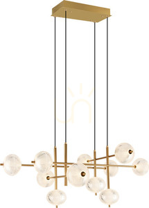 Závěsné svítidlo Zuma Line GALATEA DU31350/63W zlatá 1xLED 0 Závěsné svítidlo Zuma Line GALATEA DU31350/63W zlatá 1xLED small 0