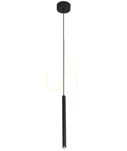 LED závěsné svítidlo Zambelis černé matné 3W 2700K IP20 small 3
