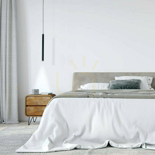 Kontrola LED závěsné svítidlo Zambelis černé matné 3W 2700K IP20
