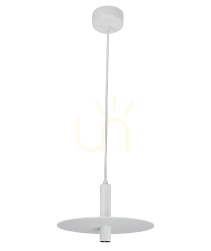 Kontrola Závěsné LED svítidlo Zambelis 7W 3000K bílá písečná Ø26 cm