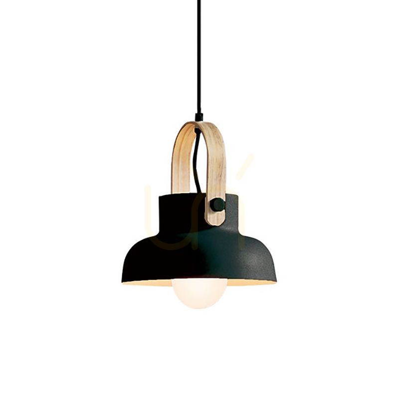 Kontrola Závěsná lampa Zambelis černá matná E27 kovová 1x40W, ø23,5 cm Závěsná lampa Zambelis černá matná E27 kovová 1x40W, ø23,5 cm