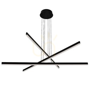 Závěsné LED svítidlo Zambelis 48W 3000K černé matné 102 cm small 0
