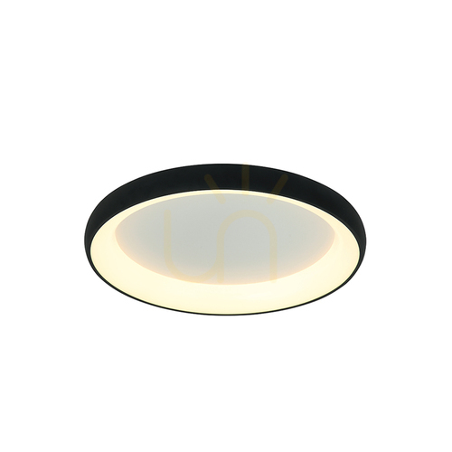 Kontrola Stropní LED světlo Zambelis 30W 3000K stmívatelné černé 40 cm