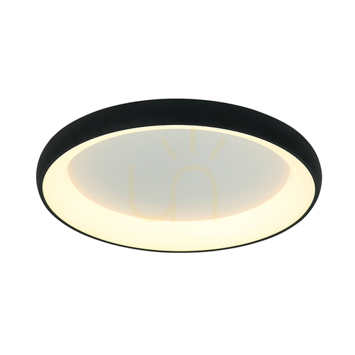 Kontrola Stropní LED svítidlo Zambelis 60W 3000K stmívatelné černé 80 cm