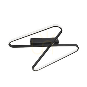 Stropní LED světlo Zambelis 38W 3000K sandy black, hliník a křemík small 1