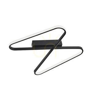 Stropní LED světlo Zambelis 38W 3000K sandy black, hliník a křemík small 3