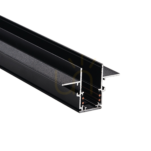 Kontrola Zápustná bezrámečková magnetická lišta Zambelis 2083B-3 černá 3 m 48 V