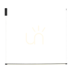 Závěsné LED svítidlo Zambelis 20W 3000K černé matné hliník small 1