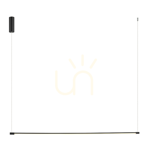 Kontrola Závěsné LED svítidlo Zambelis 20W 3000K černé matné hliník