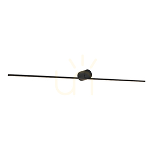 Nástěnné LED svítidlo Zambelis černé hliníkové 13 W 3000 K IP44 90 cm small 3