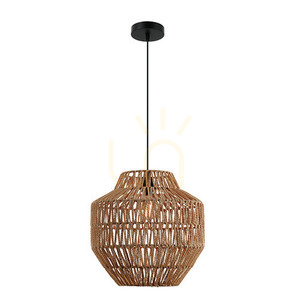 Závěsné svítidlo Zambelis papírové lano E27 přírodní Ø40 cm small 1