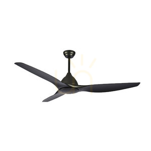 Stropní ventilátor Zambelis černý matný s dálkovým ovládáním 70W small 1