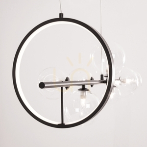 Závěsné LED svítidlo Zambelis černé 14W 7xG9 sklo small 3