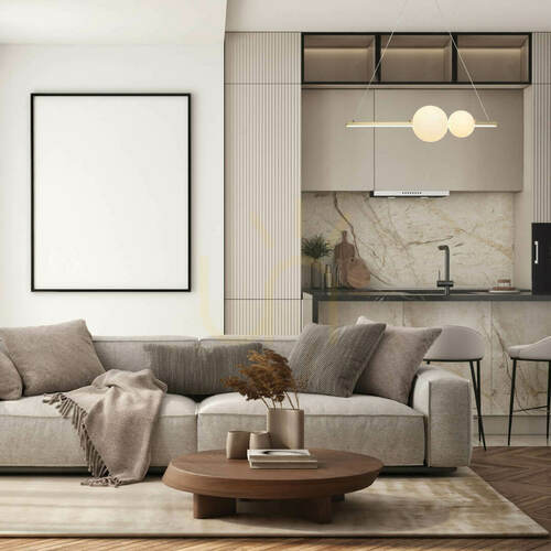 Kontrola Závěsné LED svítidlo Zambelis zlatá matná opálové sklo 13W 3000K 62 cm