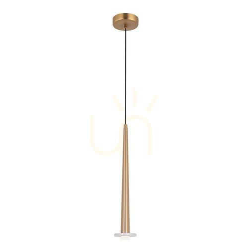 Kontrola Závěsné LED svítidlo Zambelis 3W 3000K zlatý mat bílý mramor