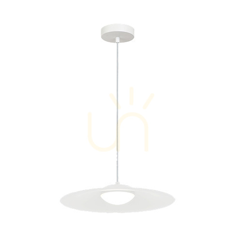Kontrola Závěsné LED světlo Zambelis bílé matné 10W 3000K 35 cm