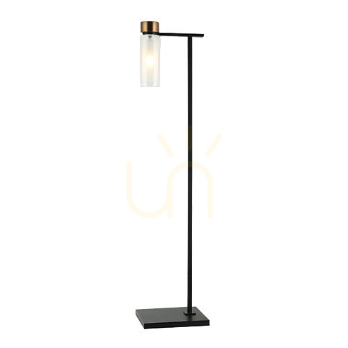 Kontrola Stojací lampa E14 Sandy Black Antique Brass ZAMBELIS
