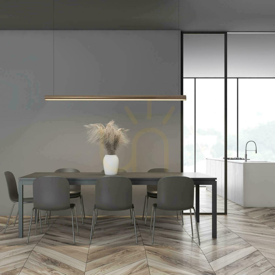 Kontrola Závěsné LED světlo Zambelis 45W bronzové, opálový difuzor Závěsné LED světlo Zambelis 45W bronzové, opálový difuzor