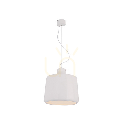 Kontrola Závěsné svítidlo Zambelis bílé matné E27 28 cm Clay