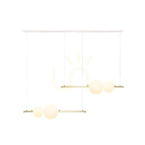 Kontrola Závěsné LED svítidlo Zambelis 22W bílé opálové sklo dimmable