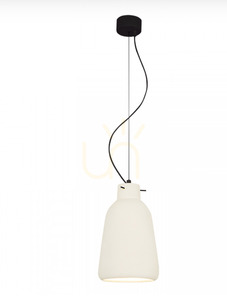 Závěsné svítidlo Zambelis E27 bílé matné clay 13 cm small 0