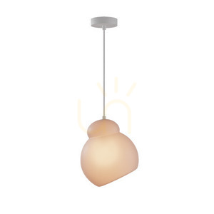 Závěsné svítidlo Zambelis 23015, matně bílé, opálové sklo, E27, Ø22 cm small 1