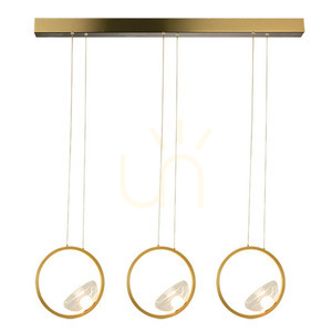 Line LED světlo 21W 3000k hliník-sklo zlaté ZAMBELIS small 0