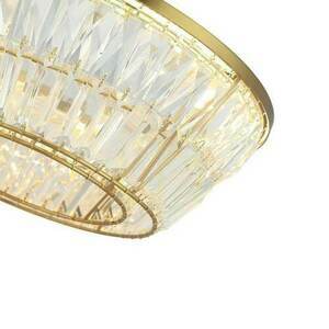 Závěsné LED svítidlo Zambelis 27W 3000K antická mosaz s krystalem small 2