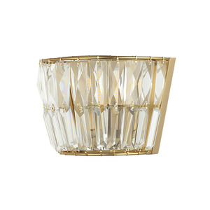 Nástěnné svítidlo Zambelis 23050 – křišťál, staromosazné provedení, G9 LED, 20 cm small 3