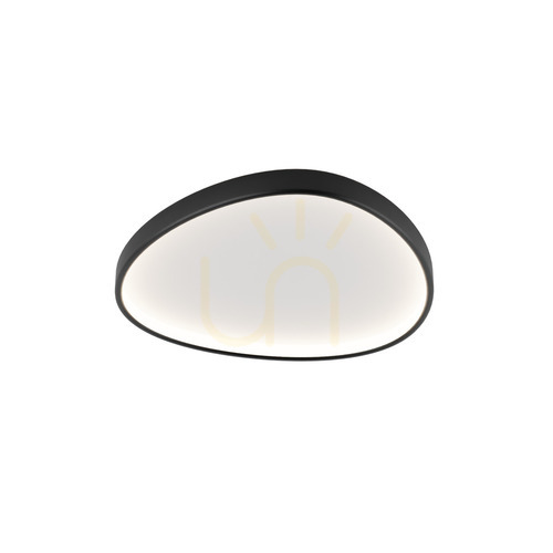 Kontrola Stropní LED svítidlo Zambelis 32W 3000K černé matné 60 cm