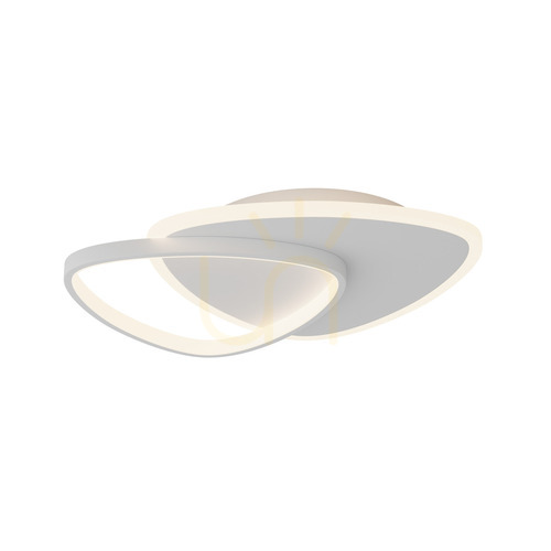 Kontrola LED stropní svítidlo Zambelis 23092 matně bílé, 49 × 39 cm, 36 W, 3000 K