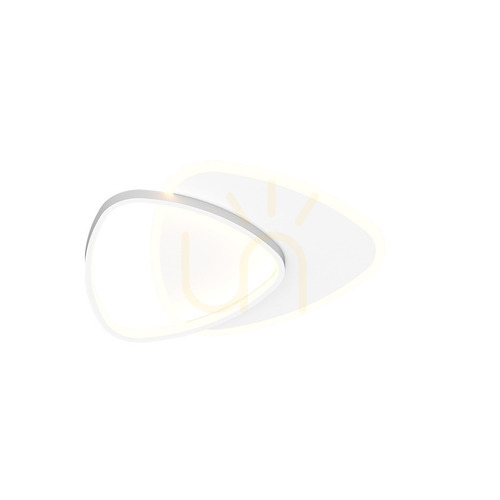 Kontrola LED stropní svítidlo Zambelis 23092 matně bílé, 49 × 39 cm, 36 W, 3000 K