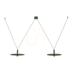 Závěsné LED světlo Zambelis 2x7W 3000K kov armádní zelená 0 Závěsné LED světlo Zambelis 2x7W 3000K kov armádní zelená small 0