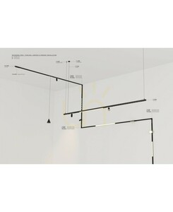 Koncová krytka Zambelis 23264 pro kulatou závěsnou magnetickou lištu 15 mm, černá, 1 ks small 3