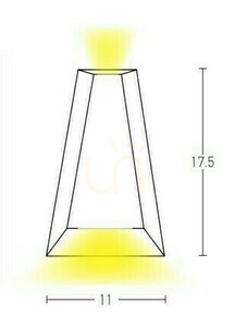Venkovní nástěnné svítidlo LED 6W White ZAMBELIS small 1