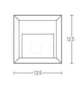 Venkovní schodišťové svítidlo E230 2W LED 3000K IP65 grafitové ZAMBELIS small 1