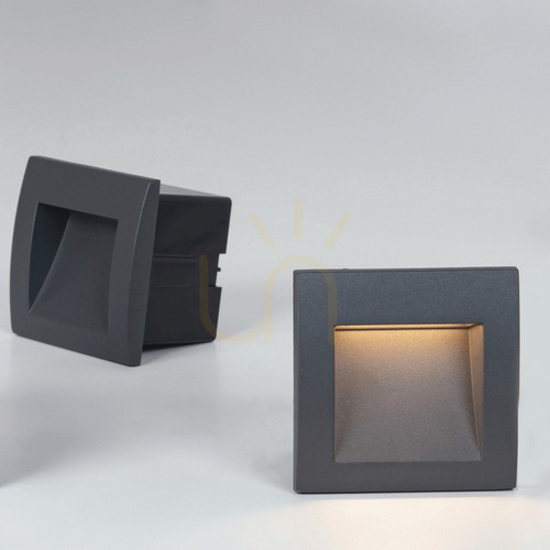 Kontrola Venkovní nástěnné krokové svítidlo LED 1W Graphite ZAMBELIS
