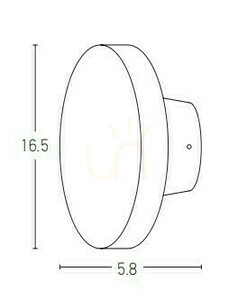 Venkovní nástěnné LED svítidlo Zambelis 8W černé IP65 3000K small 2